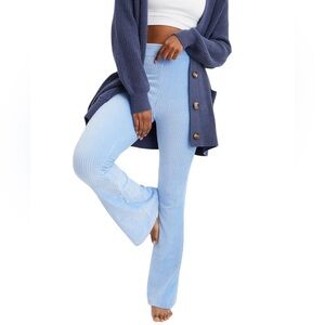 Aerie Groove-On Velour High Waisted Flare Pant Size XL/Short